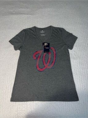 Washington Nationals Fanatics V-Neck T-Shirt
